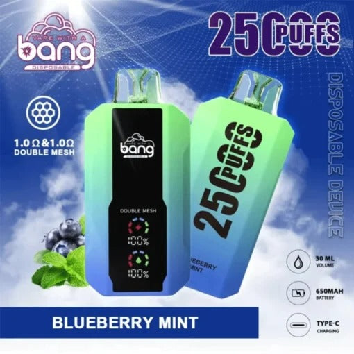 Bang 25000 Puffs Vape 25K Disposable Vape Pen E Cigarette Prefilled 30ml 650mAhDisposable Vape 12 Flavors