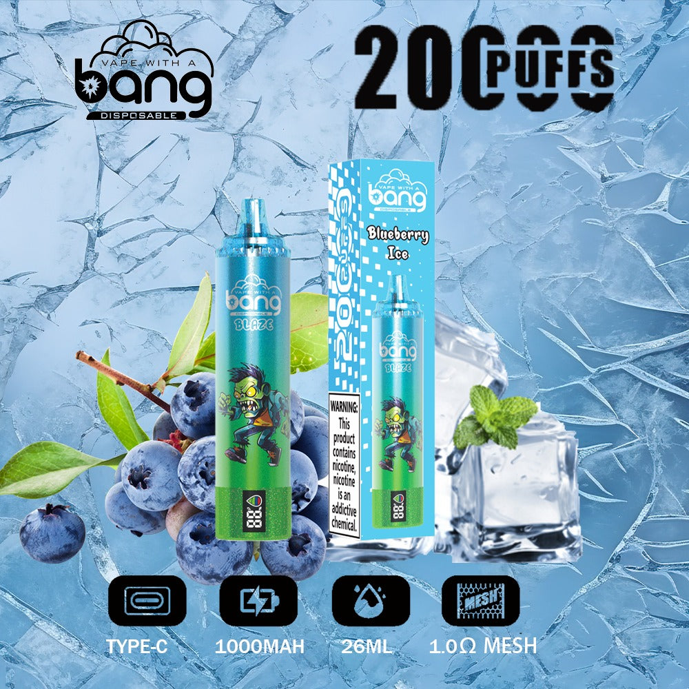 Bang King Double Crystal 20000 Puffs Vape 20K Disposable Vape Pen E Cigarette Prefilled 25ml 650mAh