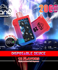 Bang King Double Crystal 20000 Puffs Vape (0% to 5% Nicotine) 20K Disposable Vape Pen E Cigarette Prefilled 25ml 650mAh 12 Flavors