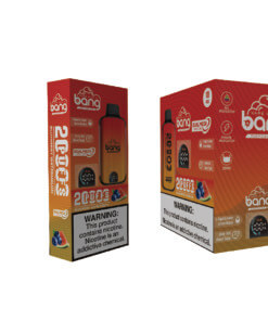 Bang King Double Crystal 20000 Puffs Vape(0% to 5% Nicotine) 20K Disposable Vape Pen E Cigarette Prefilled 25ml 650mAh 12 Flavors