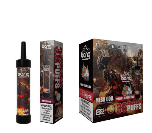 Bang 36000 Puffs Mesh Coil  Vape 36K Disposable Vape Pen E Cigarette Prefilled 40ml 650mAh