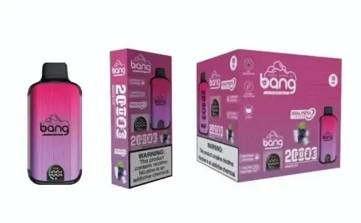 Bang King Double Crystal 20000 Puffs Vape(0% to 5% Nicotine) 20K Disposable Vape Pen E Cigarette Prefilled 25ml 650mAh 12 Flavors