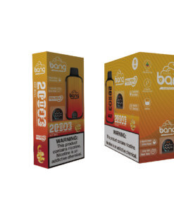 Bang King Double Crystal 20000 Puffs Vape(0% to 5% Nicotine) 20K Disposable Vape Pen E Cigarette Prefilled 25ml 650mAh 12 Flavors