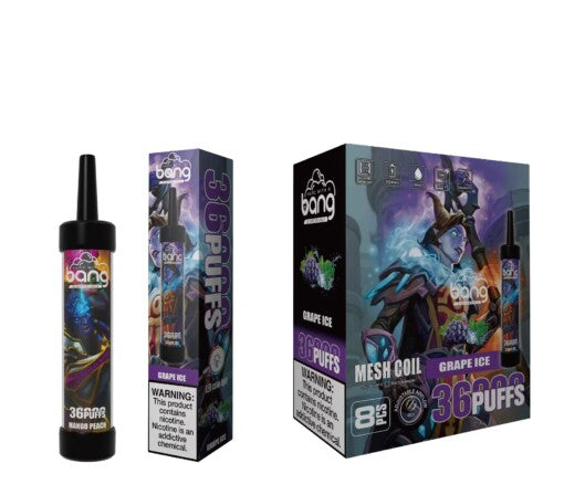 Bang 36000 Puffs Mesh Coil  Vape 36K Disposable Vape Pen E Cigarette Prefilled 40ml 650mAh
