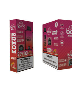 Bang King Double Crystal 20000 Puffs Vape(0% to 5% Nicotine) 20K Disposable Vape Pen E Cigarette Prefilled 25ml 650mAh 12 Flavors
