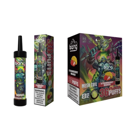 Bang 36000 Puffs Mesh Coil  Vape 36K Disposable Vape Pen E Cigarette Prefilled 40ml 650mAh