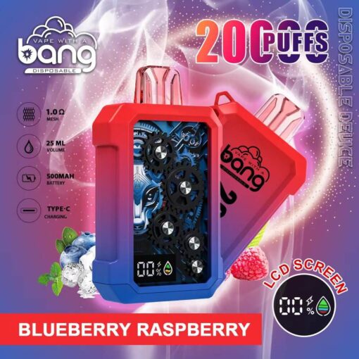 Bang King Double Crystal 20000 Puffs Vape (0% to 5% Nicotine) 20K Disposable Vape Pen E Cigarette Prefilled 25ml 650mAh 12 Flavors