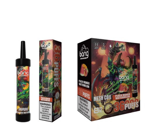 Bang 36000 Puffs Mesh Coil  Vape 36K Disposable Vape Pen E Cigarette Prefilled 40ml 650mAh