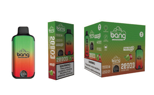 Bang King Double Crystal 20000 Puffs Vape(0% to 5% Nicotine) 20K Disposable Vape Pen E Cigarette Prefilled 25ml 650mAh 12 Flavors
