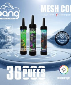 Bang 36000 Puffs Mesh Coil  Vape 36K Disposable Vape Pen E Cigarette Prefilled 40ml 650mAh