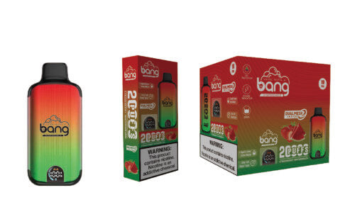 Bang King Double Crystal 20000 Puffs Vape(0% to 5% Nicotine) 20K Disposable Vape Pen E Cigarette Prefilled 25ml 650mAh 12 Flavors