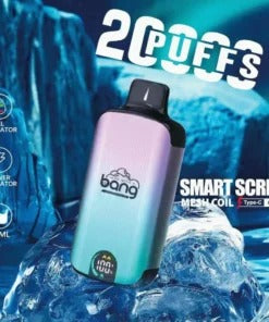 Bang King Double Crystal 20000 Puffs Vape (0% to 5% Nicotine) 20K Disposable Vape Pen E Cigarette Prefilled 25ml 650mAh 12 Flavors