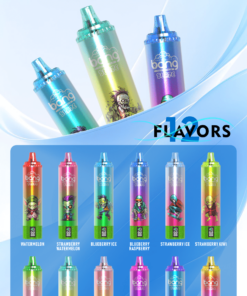 Bang King Double Crystal 20000 Puffs Vape(0% to 5% Nicotine) 20K Disposable Vape Pen E Cigarette Prefilled 25ml 650mAh 12 Flavors