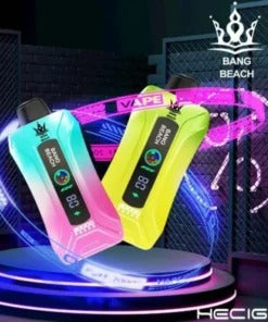 Bang King Double Crystal 20000 Puffs Vape(0% to 5% Nicotine) 20K Disposable Vape Pen E Cigarette Prefilled 25ml 650mAh 12 Flavors