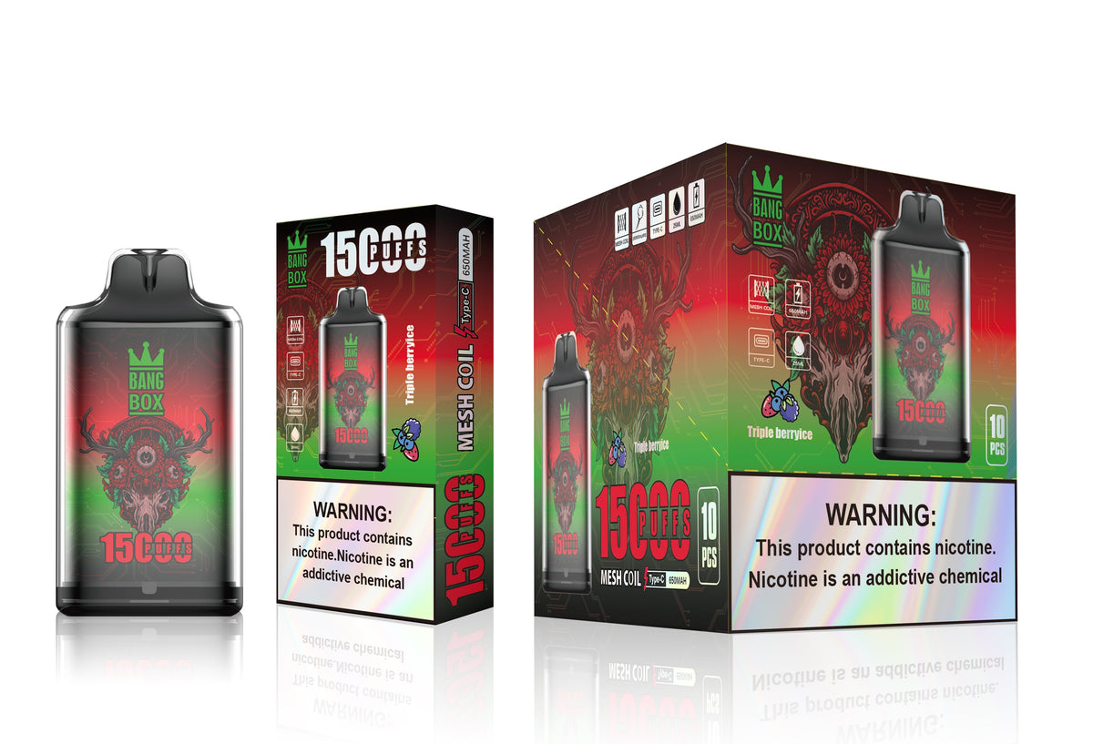 Bang 35000 Puffs/15000 Puffs Vape 35K/15K Disposable Vape Pen E Cigarette Prefilled 30ml /25ml 650mAh Disposable Vape 12 Flavors